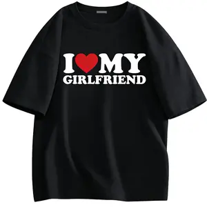 I Love My Girlfriend Shirt I Heart My Girlfriend Shirt GF T-Shirt men and women Relationship T-shirt