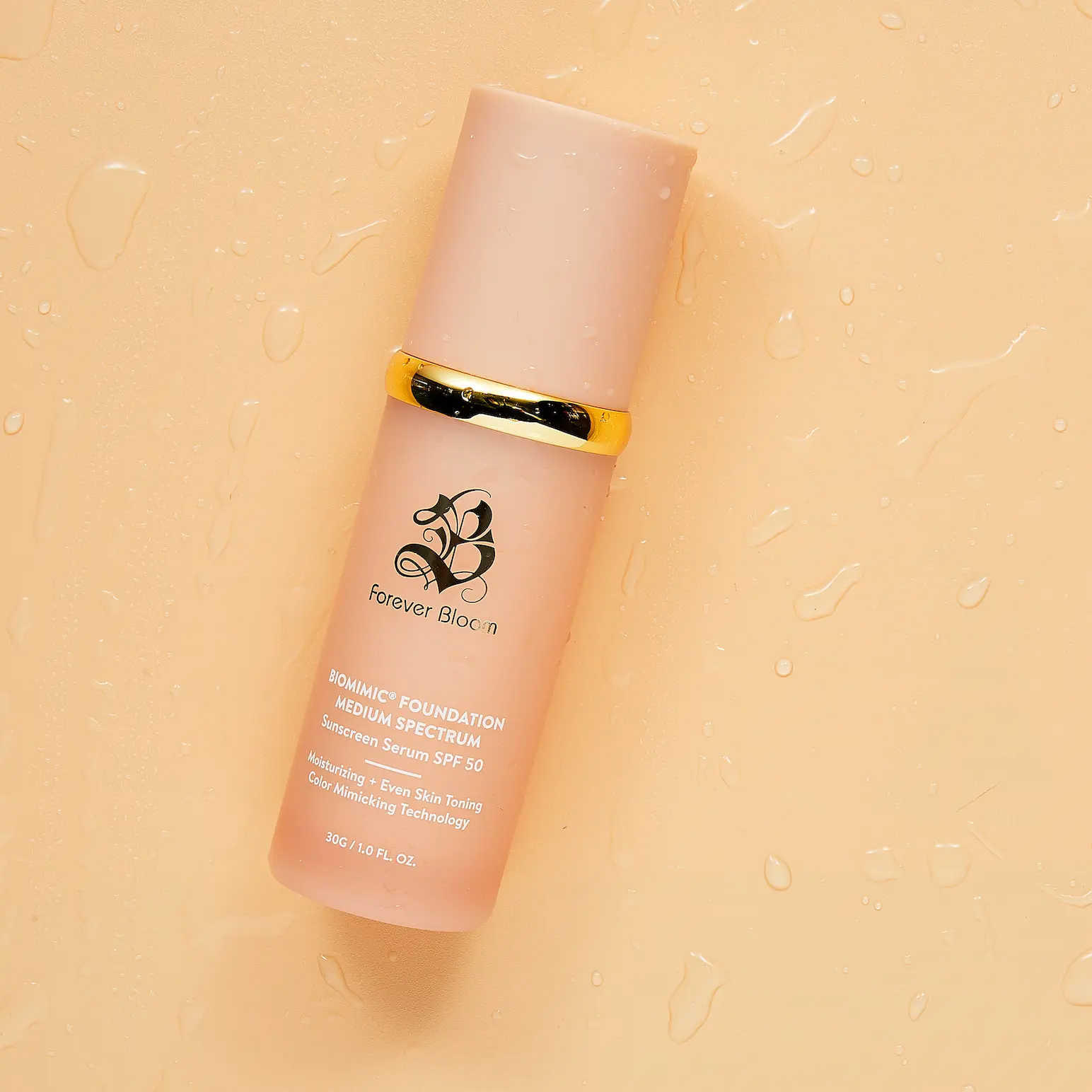 Biomimic Foundation 4 in 1 - Medium Spectrum by Forever Bloom Flawless Finish Even Skin Tone Skin Tint Biomimic Foundation 4 in 1 - Medium Spectrum by Forever Bloom Flawless Finish Even Skin Tone Skin Tint