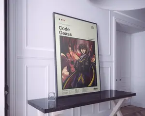 Code Geass Poster | Code Geass Print | Anime Poster | Anime Manga Art Print | Minimalist Poster | No Frame #4