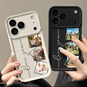 Phone Case - Custom-Made Photo Phone Case for Personal Use, Featuring Multiple Images of Family, Friends, Or Partners. Compatible with Iphone 17, 16, 15, 14, 13, 12, 11 Pro Max, And Air Plus. This Stylish
