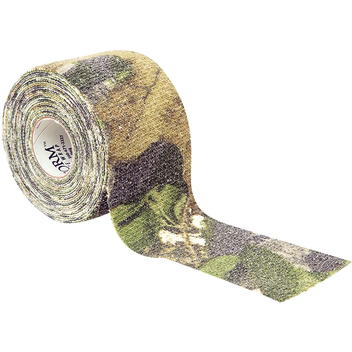 McNett Tactical Camo Form Protective Fabric Tape, 2" x 144" Camo Wrap, Adds Extra Grip, Conceals Guns and Camouflage Gear, Easy to Cut (Mossy Oak Obsession Design), Field Use