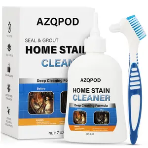 AZQPOD Mold & Mildew Remover Gel - Heavy Duty Stain Cleaner for Front Loader Washing Machine Seal, Bathroom Grout, Shower, Caulk - Powerful Washer Cleaning Solution - 7 Fl Oz