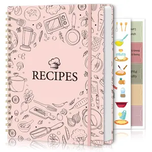 SKYDUE Blank Recipe Book to Write in Your Own Recipes with Category Tabs, 8.6" x 11.2" Recipe Organizer summervibes☀️