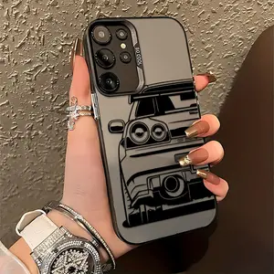 JDM Car PATTERN Protective Phone Case Suitable for Samsung Galaxy A37 A57 A17 A07 A56 A26 A36 A55 A35 A06 A16 A05 A14 A24 A34 A54 A15 A05s A04e A25 S26 S25 S24 S23 S22 S21 S20 FE Ultra Plus Edge 4G 5G Anti Fall Matte Back Cover Casing