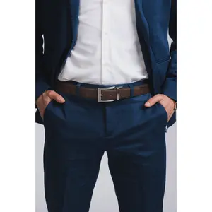 Cork Reversible Men's Belt (Brown/Black)