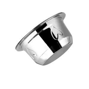 230 ml Stainless Steel Reusable Capsules for Nespresso Vertuo Pod, compatible with ENV135, for brewing espresso