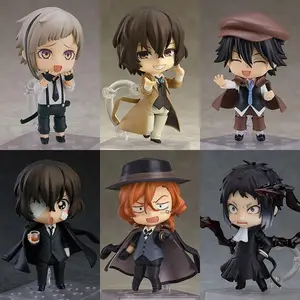 10CM Q-version Bungo Stray Dogs Nendoroid KO Articulated Action Figures Model Kit Desktop Ornament Collectible Toys Statue Gift