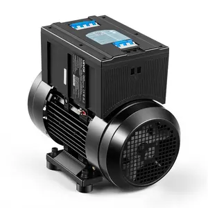 summervibes VEVOR Single Phase to 3-Phase Rotary Converter, 7.5HP 21A 208-240V Input/Output Rotary Phase Converter - Expandable to Higher Horsepower for Heavy-Load Equipment