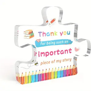 Teacher Thank-You Gift, Acrylic Decoration, Acrylic Plaque Decor, Year-End & Retirement Present, Seasonal Decor, Collectible Statue, Ideal for Festivals, Acrylic Desktop Decoration, Decorative Plaque, Acrylic Plaque Sign