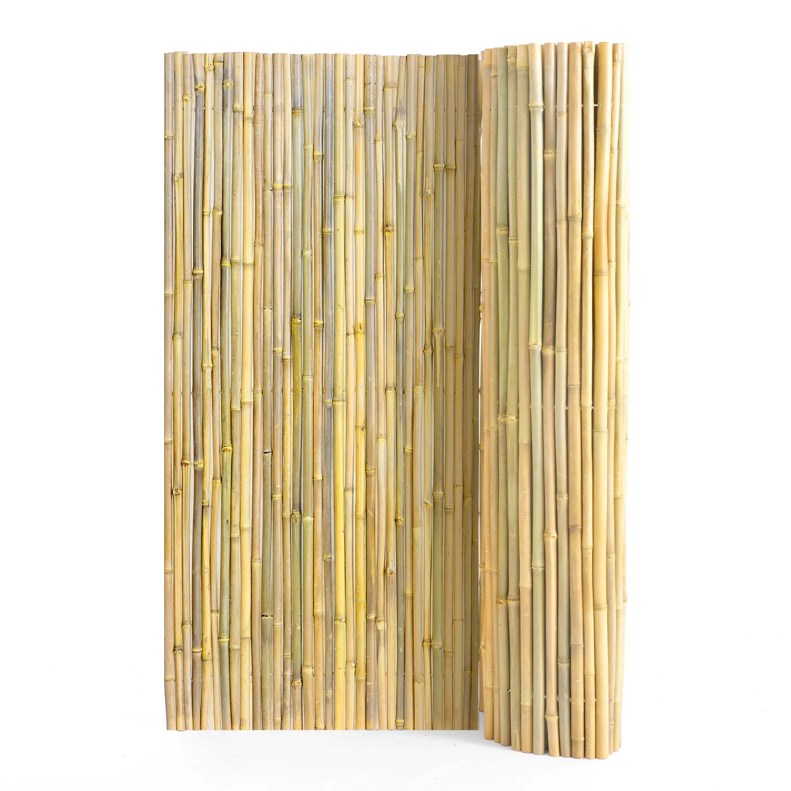 【Summerfinds】VEVOR Natural Rolled Bamboo Fence,Eco-Friendly Bamboo Privacy Fence 6 ft H x 8 ft L x 0.75 in D. Decorative Bamboo Privacy Screen for GardenBackyardBalconyPatioPool Side