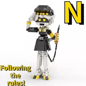 MOC Small Building Bricks Inorganic Killer V Robot Model Compatible Lego Handmade Assembly Toy for Boys Collectible Display
