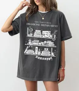 Comfort Color Bookcase Dramione Tee, Draco Crewneck,Manacled,Bookish Pullover,Manor Sweater,Fanfiction gift,Manacled Merch,Fandom Gift