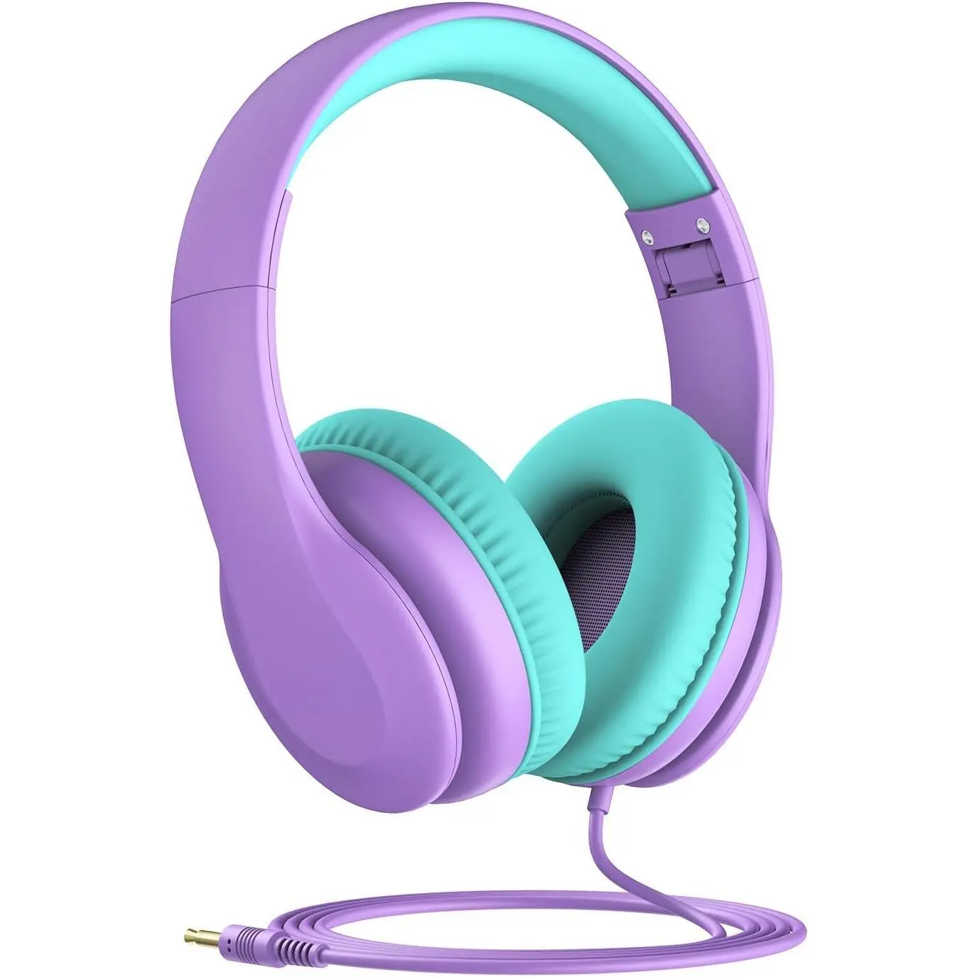Wired Headphones for , 85dB Volume Limit, 3.5mm  Headphones with Cord, Adjustable, Stereo Sound Foldable  headsets for School-