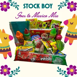 Ultimate Mexican Candy Mix from Stock Boy - Juicy Candy Mix - 50 Pieces of Candy - 2 Pounds - Spicy Candy - Watermelon - Mango - Cherry