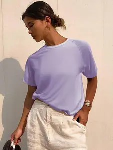 3 Piece Set,Women's Outdoor Quick-Dry Short Sleeve Running Sports Breathable Lightweight Training Top Shirt,  Casual Summer Wear