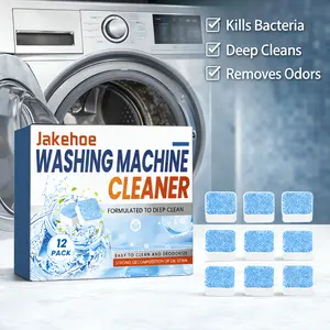 Washing Machine Cleaner Tablets | Deep Clean, Deodorize & Descale ,Removes Mold, Limescale & Buildup, #Deep Cleaning Washing Machine Cleaner Soap Bacteria Killer