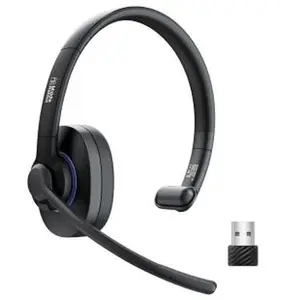 TK01 wireless headset with mic for work (teams certified),usb dongle bluetooth headset,noise cancelling mic,for pc,office,call center,mobile