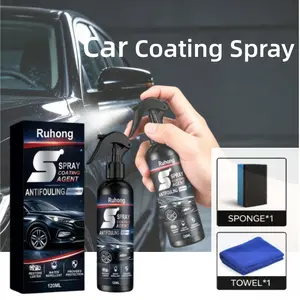 RUHONG nano car coating spray Car Coating Spray-Advanced Automobile Quick-acting Coating Agent With Dust -Proof and Glazing Effects -Long Lasting Car Paint Waxing Solution For a Showroom Shine automotive care
