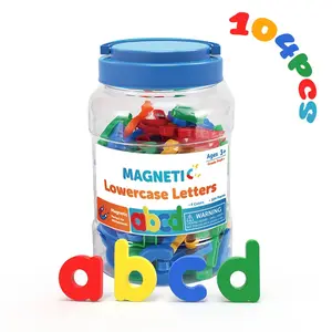 Roylanz Magnetic Letters Alphabet Fridge Magnets, Colorful Plastic Abc Toy Set, Learning Tool, Learning Spelling Lowercase for Kids 3-5 Years, 104 Pcs