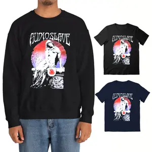 Audioslave Preowned Concert Navy T-Shirt, Vintage Black Sweatshirt, Gift For Lovers, Unisex Menswear Top