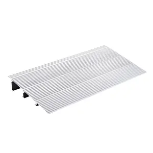 VEVOR Door Threshold Ramp,  3" Rise, 800 lbs Load Capacity, Door Ramp for Wheelchairs, Aluminum Threshold Ramp for Doorways, Adjustable Modular Threshold Ramp for Wheelchairs, Scooters, Power Chairs