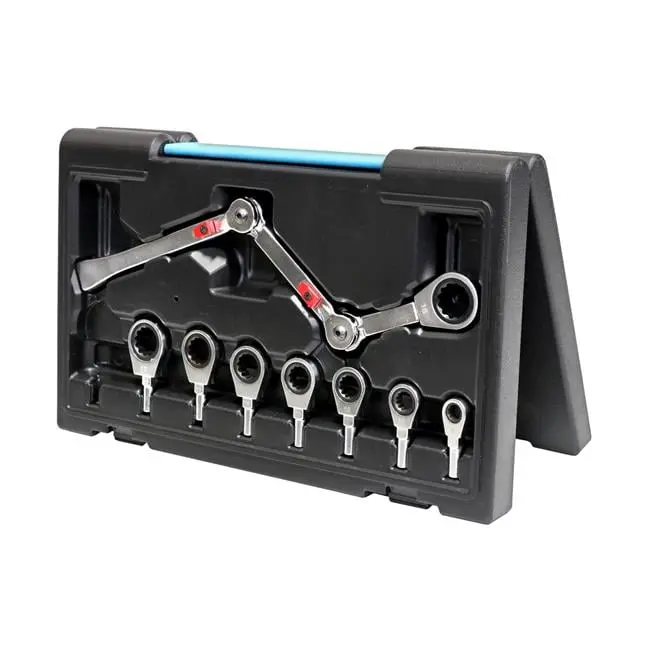 SAE Ratcheting Wrench Set - 9 Piece