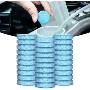 30 count Washer Fluid Tablets, Windshield Wiper Fluid Cleaner Concentrate,  Windshield Window Washer Solid Effervescent, Remove Glass Stains for  Room Kitchen Window Glass Cleaning