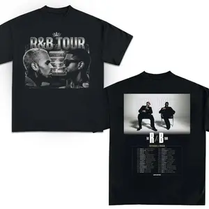 Chris Usher - THE R&B TOUR 2026 Shirt, 2 Sided Music Concert Graphic Tee O