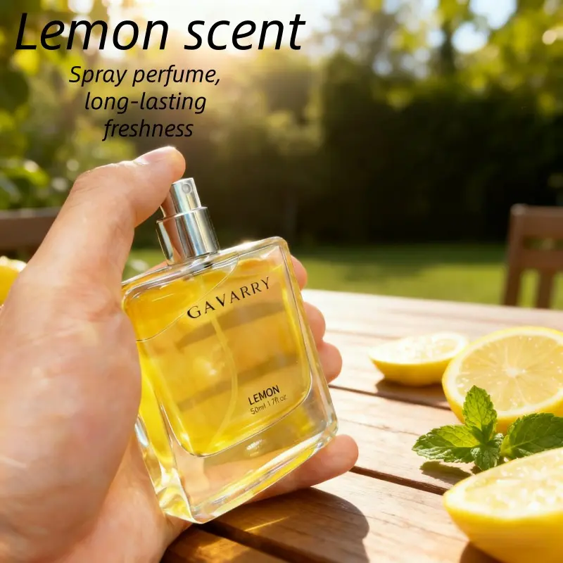 GAVARRY Lemon Fragrance Citrus Aroma Fragrance Citrusy Perfume for Women, Fragrance Product, Fresh Refreshing Citrus Scent Long-Lasting, Ideal for Daily Wear & Social Occasions