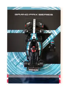 Acrylic Display Wallboard for Speed Champions Ultimate Collector's Pack, Wall Mount for Collectible Model Car Kit Home Decor Black (Car Not Included)