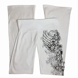 Crystelle foldover flared leggings