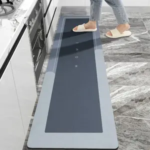 Super Absorbent Bath Mat - Quick Dry Thin Bathroom Rug with Non-Slip Rubber Backing, Waterproof Shower Mat for Sink, Bathtub & Tile Floors Bathmat