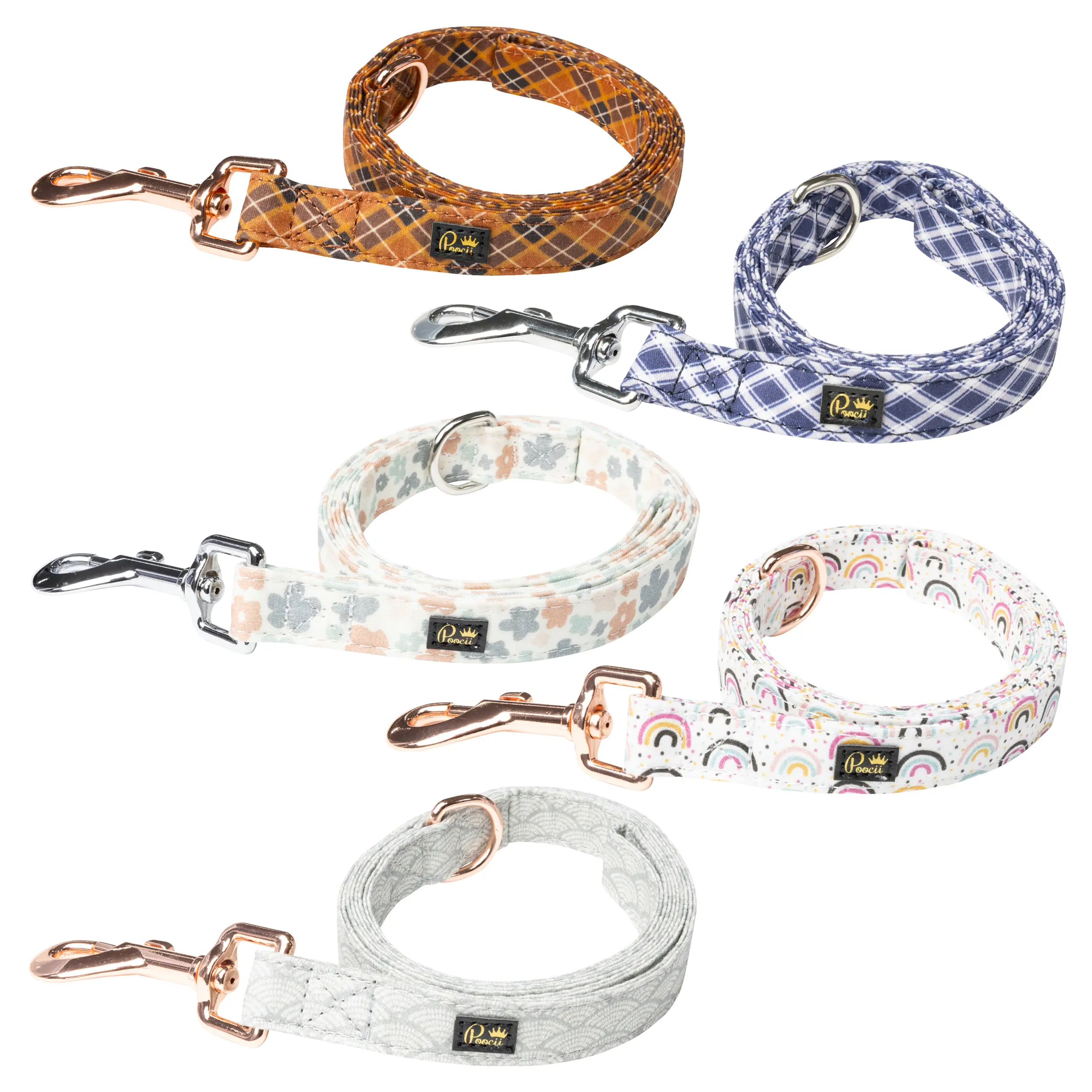 Dog Leash Dog Training Lead - Strong Comfortable Grip Training Durable Leash with Accessories for Dogs - Multicolor Pet Leash Training Dog Lead