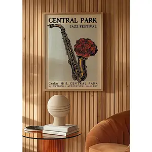 Jazz Poster, Jazz Music Wall Art, Jazz Band Print, Vintage Jazz Decor, Jazz Musician Art, Music Lovers Poster, Artistic Music Print