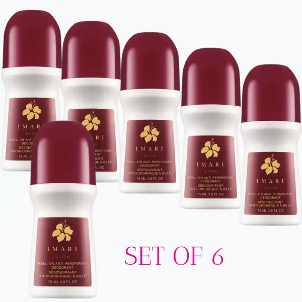 Avon Imari Deodorant roll-on Full Size 2.6 z / 6 Pcs  Body Care