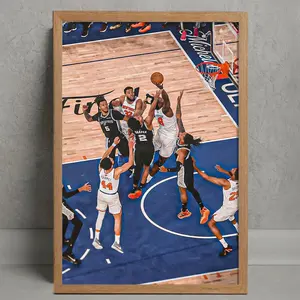 [No Frame] OG Anunoby Putback Basketball Poster Premium Wall Art Poster Unframed HD Print Home Office Decor Unique Trendy Gift