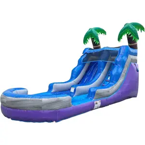 13ft Tall Topical Inflatable Water Slide with Pool- 22ft Long, 100% PVC Vinyl, Commercial Reinforced, Backyard Summer Play, Wet/Dry Fun, Front Entry for Easy Supervision, Includes Blower