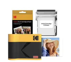 KODAK Mini 3 ERA 4PASS Portable Photo Printer (Printer + Initial 8 Sheets + 30 Sheets)