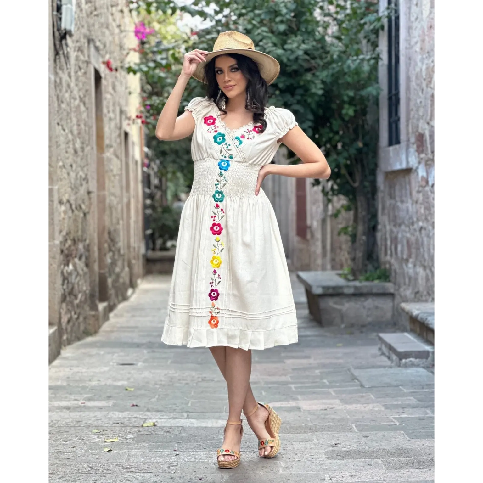 Yamileth Floral Dress