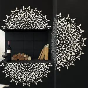 ALTAIR - Round Symmetrical Mandala - Wall Stencil - Wall & Furniture Stencil