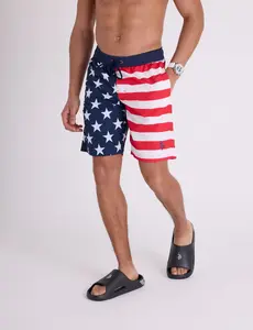 USA FLAG SWIM SHORTS