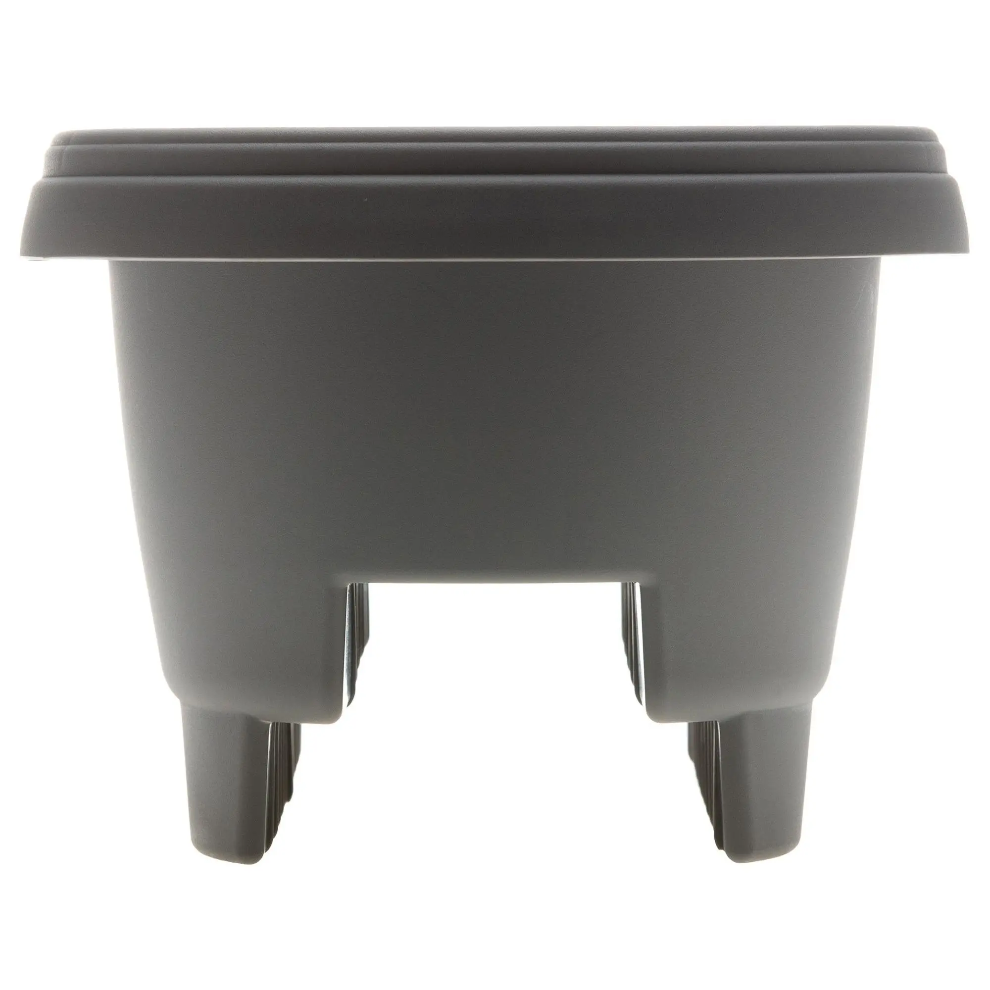 Bloem Modica Deck Rail Round Planter: 12", 2 Gallon Capacity