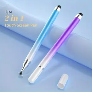 1pc 2-in-1 Universal Gradient Stylus Touch Screen Pen for Smartphones, Tablets, and iPads - Perfect for Android & iOS! Touchscreen Pen