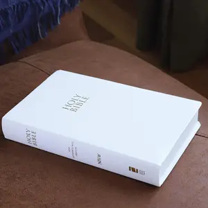 NIV, Gift and Award Bible, Leather-Look, White, Red Letter, Comfort Print Paperback