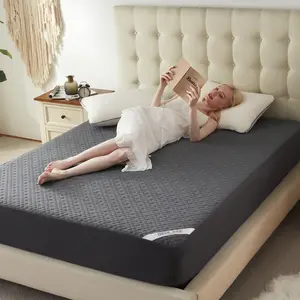 【SummerWins】BEDLORE Honeycomb Breathable Design Waterproof Mattress Protector: Ultra-Soft Non-Slip Fitted Sheet With Deep Pockets, Noiseless Bed Cover & Bedding Set, Machine Washable & Easy Care For Better Sleep At Home, Hotel, Or School.