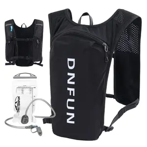 Running Hydration Vest Backpack Lightweight Insulated Daypack with 1.5L Water Bladder for Hiking, Running, Cycling, and Marathon for Women and Men