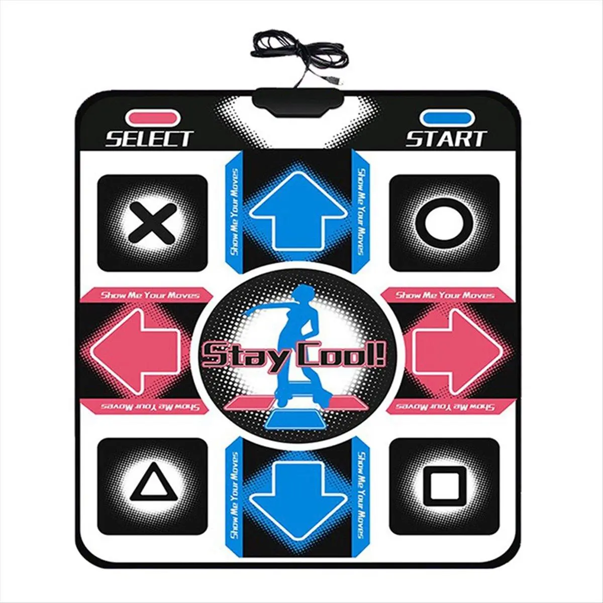 USB Wired Dance Mats 11Keys Dancing Game Step Pad HD Foot Print Dancer Blanket Dancer Blanket Equipment