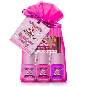 Rainbow Party Gift Set - Piggy Paint - Kids Non-toxic Nail Polish