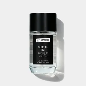 Declassified Subtil 33 | Long-Lasting Woody Spicy Perfume | Cardamon, Orris, Musk, Cedarwood & Sandalwood | 100ml Unisex Eau de Parfum