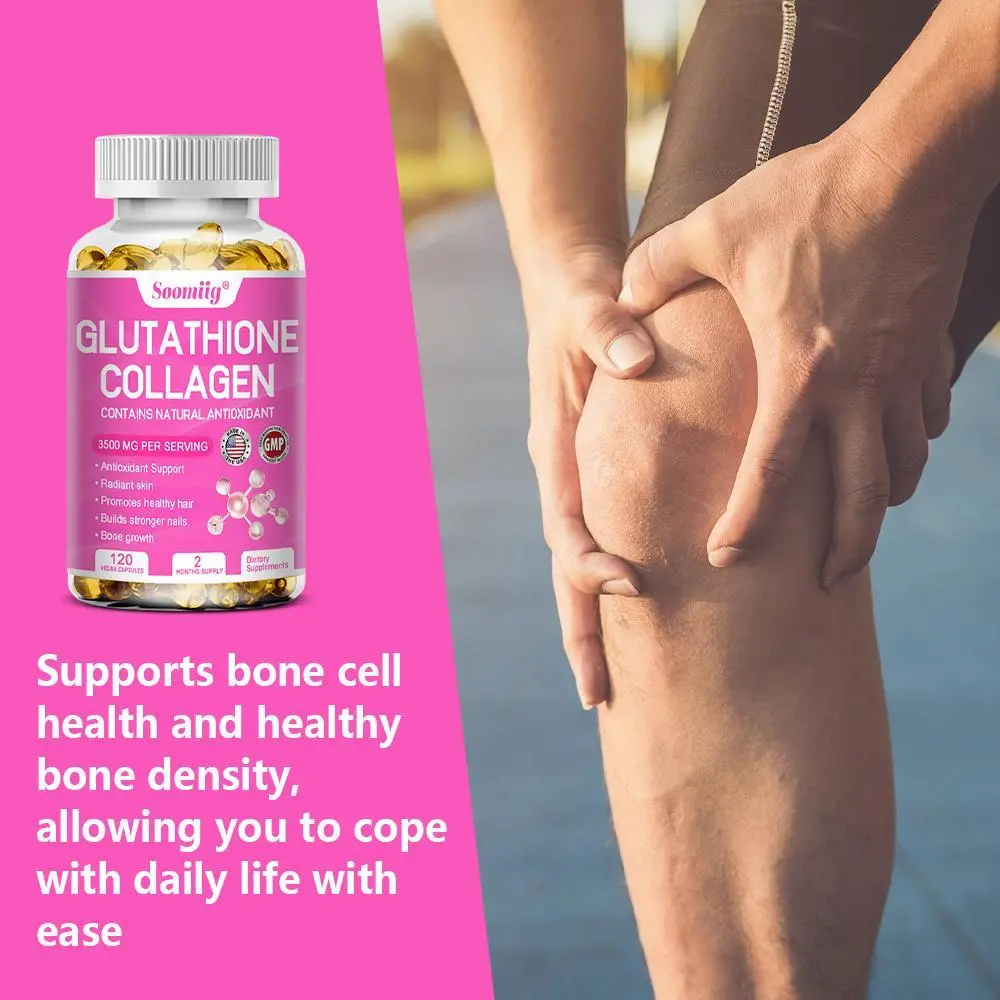 Soomiig Glutathione Collagen Health Supplement - Supports Smooth Hair and  Healthy Skin -120 Capsules - TikTok Shop